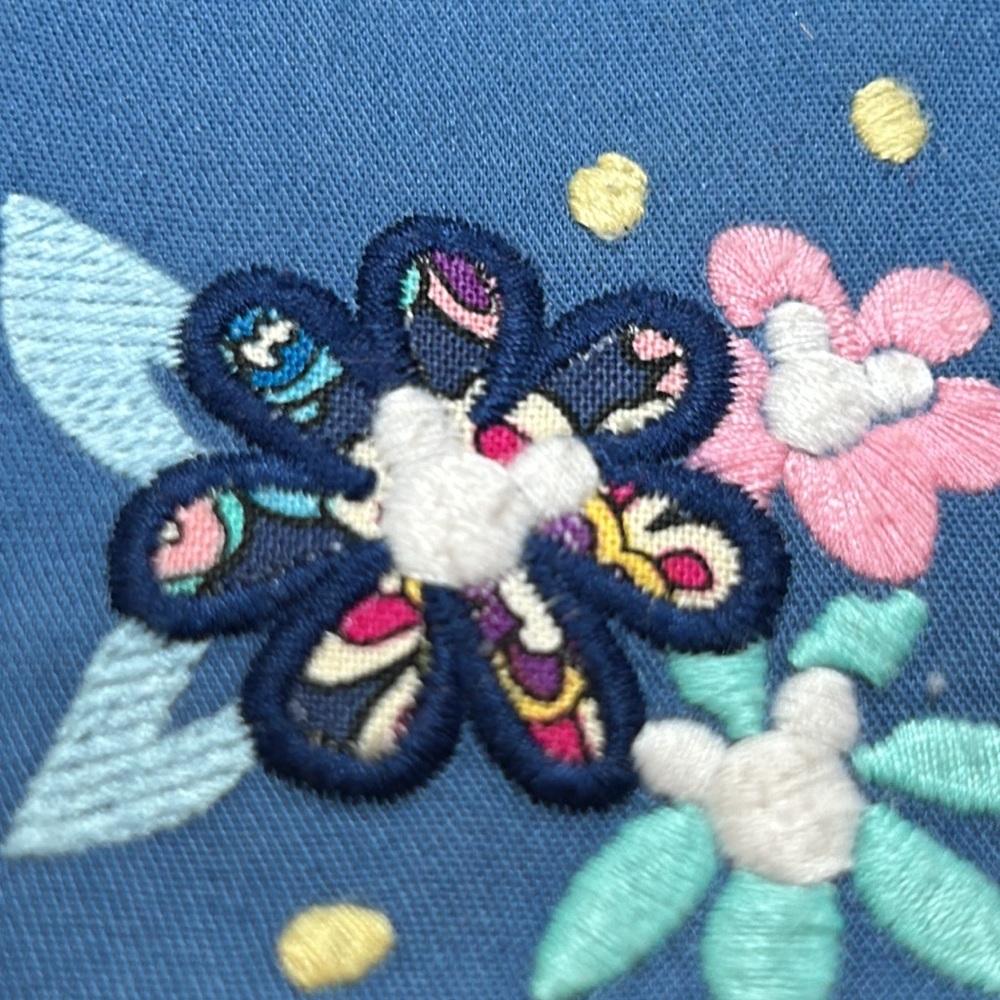 Vera Bradley + Disney Sensational Six ID zipper pouch w/Mickey shaped key ring. - Picture 5 of 11